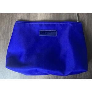 Clinique Blue Makeup Bag Excellent